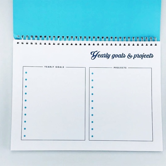 A4 Blue Life Planner with Multicolor Pen - Picture 2 of 6